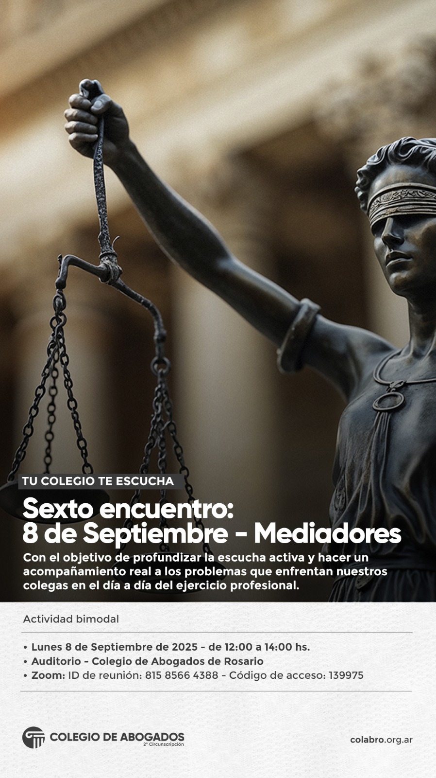 Tu Colegio te escucha: Sexto encuentro - Mediadores  - 08/09/2025